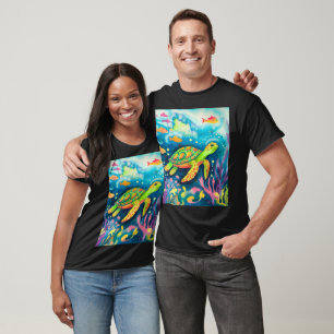 Camiseta Tartaruga de pintura