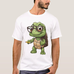 Camiseta Tartaruga de volta à escola