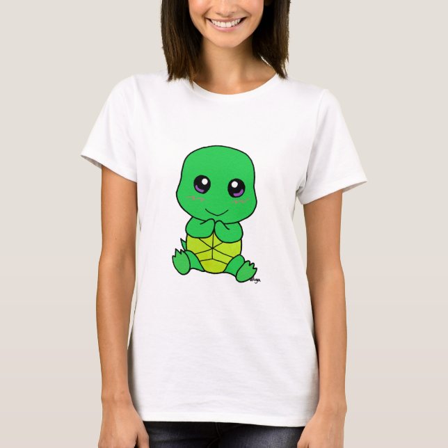 Camiseta Tartaruga do bebê (Frente)