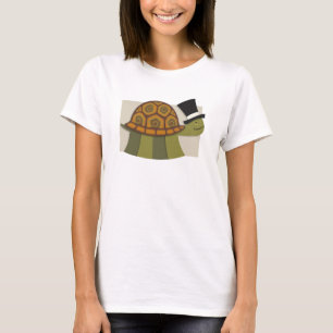 Camiseta Tartaruga do chapéu alto