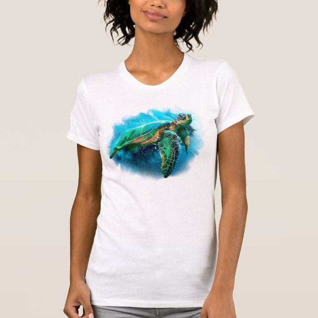 Camiseta Tartaruga-do-mar (Frente)