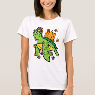 Camiseta Tartaruga do Mar de Ação de Graças Caiu Homens Que