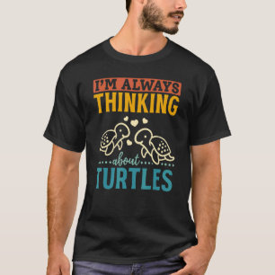 Camiseta Tartaruga do Mar de Tartaruga Bonita Estou sempre