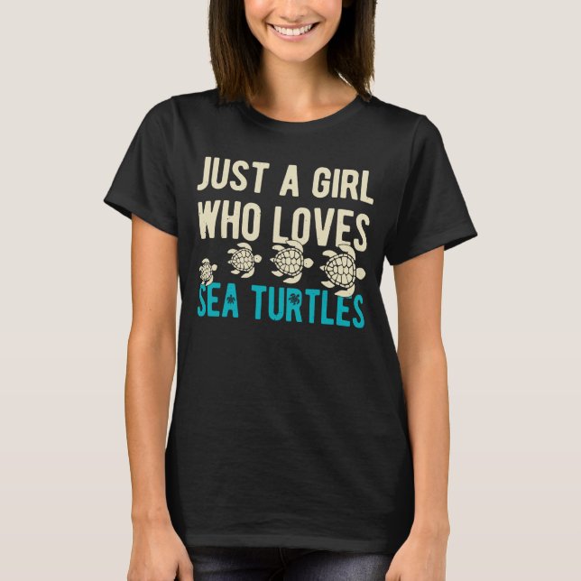 Camiseta Tartaruga do Mar Engraçado (Frente)