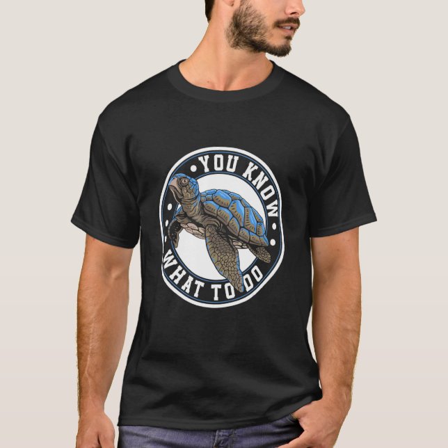 Camiseta Tartaruga-do-mar Tartaruga-de-água 35 (Frente)