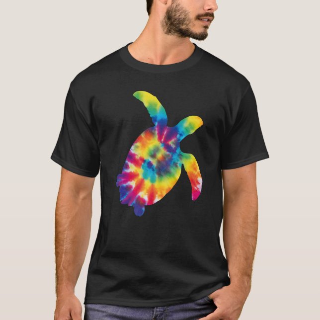 Camiseta Tartaruga-do-mar Tortoise Tie Dye (Frente)
