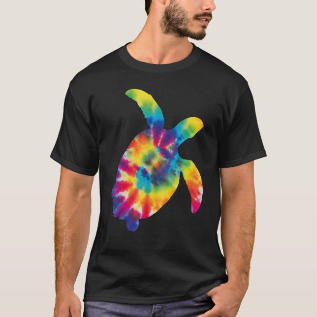 Camiseta Tartaruga-do-mar Tortoise Tie Dye (Frente)