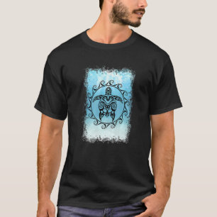 Camiseta Tartaruga-do-mar Tribal Maori Sun Ocean