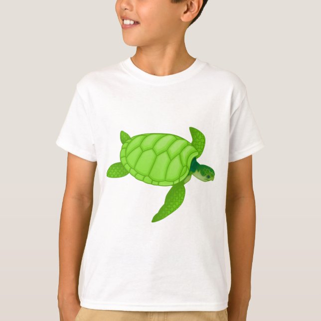 Camiseta Tartaruga do Mar Verde (Frente)