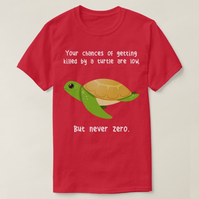 Camiseta Tartaruga do Mar Verde Nunca Zero (Frente do Design)