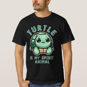 Camiseta Tartaruga é meu Animal Espiritual Presente de Aman