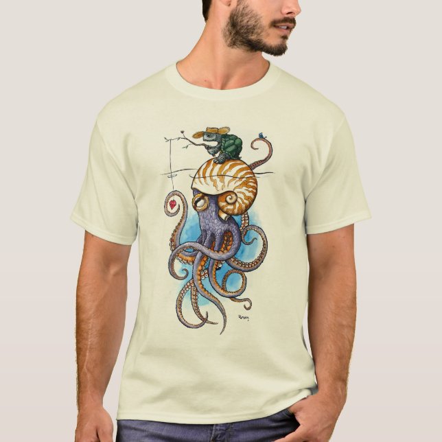 Camiseta Tartaruga e polvo (Frente)