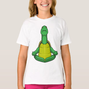 Camiseta Tartaruga em Meditação de Yoga