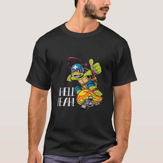 Camiseta Tartaruga Engraçada Em Skate Com Casco Sim Skatebo (Frente)