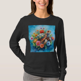 Camiseta Tartaruga Floral