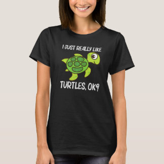 Camiseta Tartaruga Fofa Para Homens Mulheres Tartaruga Mari