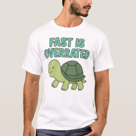 Camiseta Tartaruga Fofa “Rápido é Superestimado”