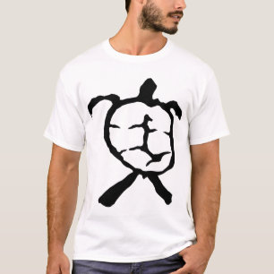 Camiseta Tartaruga Havaiana - Preta
