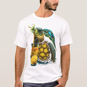 Camiseta Tartaruga Havaiana Tartarugas Marinhas Abacaxi Alo