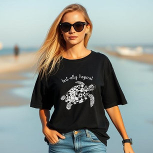 Camiseta Tartaruga Havaiana Turt ally Tropical