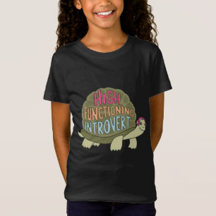 Camiseta Tartaruga Introduzida de Alto Funcionamento