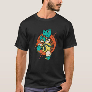 Camiseta Tartaruga Japonesa de Karatê Engraçada e Fofa