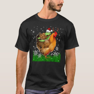 Camiseta Tartaruga Legal Andando Rena Galinha Natal Chic