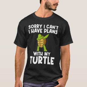 Camiseta Tartaruga legal Para Homens Dabando Da Tortura Mar