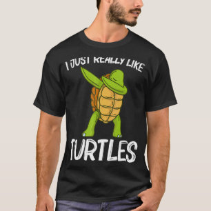 Camiseta Tartaruga legal Para Homens Dabando Da Tortura Mar