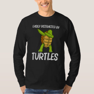 Camiseta Tartaruga legal Para Homens Dabando Da Tortura Mar
