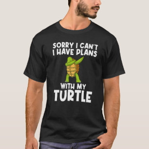Camiseta Tartaruga legal Para Homens Dabando Da Tortura Mar