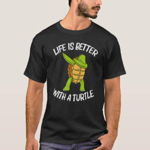 Camiseta Tartaruga legal Para Homens Dabando Da Tortura Mar