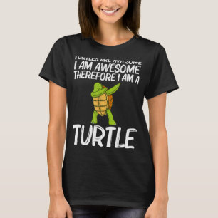 Camiseta Tartaruga legal Para Homens Dabando Da Tortura Mar