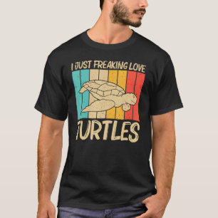 Camiseta Tartaruga legal Para Homens Tartarugas Do Mar Anim