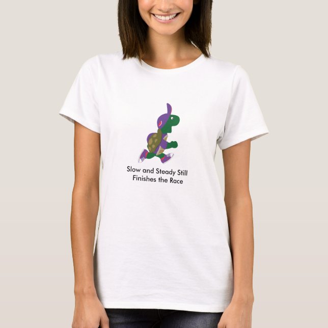 Camiseta Tartaruga lenta e firme (Frente)