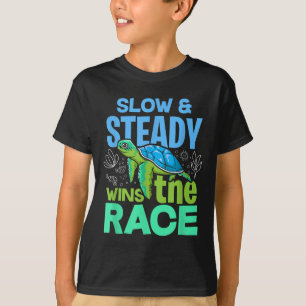 Camiseta Tartaruga Lenta E Firme Ganha A Corrida
