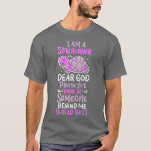 Camiseta Tartaruga Lenta T Engraçado Eercise Correndo Prese