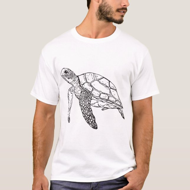 Camiseta tartaruga marinha Copy Copy (Frente)
