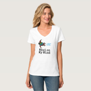 Camiseta Tartaruga Marinha Maui na Minha Mente
