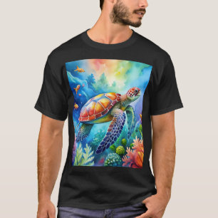 Camiseta Tartaruga Marinha Pintada