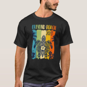 Camiseta Tartaruga Marinha Retro Ormond Beach Flórida Féria