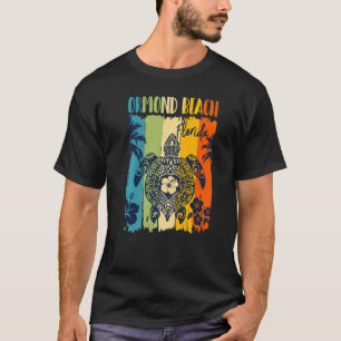 Camiseta Tartaruga Marinha Retro Ormond Beach Flórida Féria