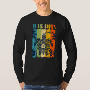 Camiseta Tartaruga Marinha Retro Tema Família Outer Banks C