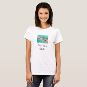 Camiseta Tartaruga Marinha Salve a Terra