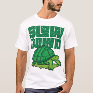 Camiseta Tartaruga Marinha Slow Down Cópia