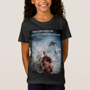 Camiseta Tartaruga marinha submarina