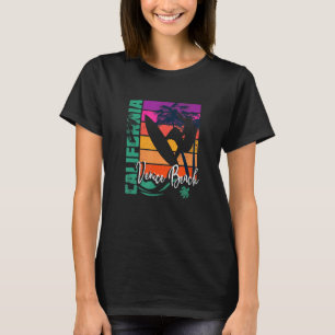 Camiseta Tartaruga Marinha Surfando na Praia de Venice Beac