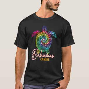 Camiseta Tartaruga Marinha Tie Dye Bahamas Caribe Família C