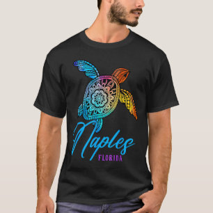 Camiseta Tartaruga Marinha Tie Dye Nápoles Férias na Praia