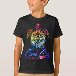 Camiseta Tartaruga marinha tingimento Coco cay 